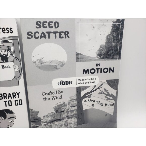The Geodes Educational Book Curriculum Set Seed Scatter First Steps Wind Giants - Picture 3 of 16